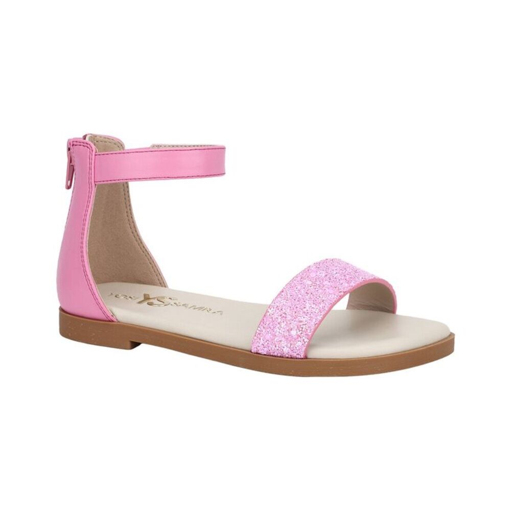 Yosi Samra Miss Cambelle Glitter Sandal, Pink